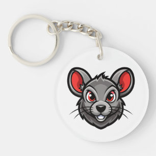 Porte-clefs Porte - clé Visage de souris Cartoon - Animal ador