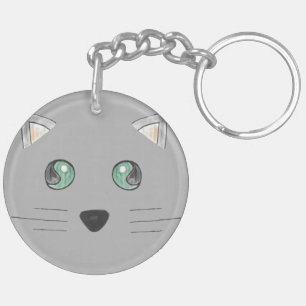 Porte-clefs Porte - clé visqueux de chat