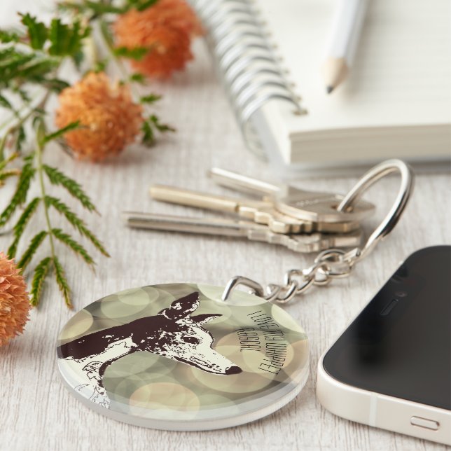 Porte-clefs Porte - clé Whippet (Devant Droit)