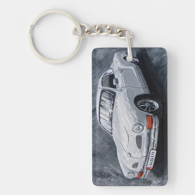 Porte-clefs Porte - clé White Karmann Ghia (Devant)