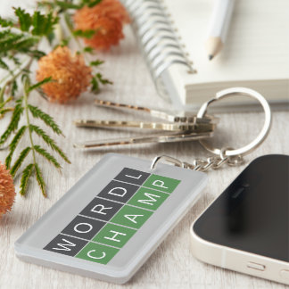 Porte-clefs Porte - clé Wordle champ