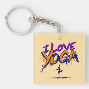 Porte-clefs Porte - clé Yoga Vibes