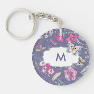 Porte-clefs Porte - clés-cadeaux de Monogramme personnalisé Pa