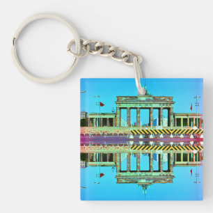 Porte-clefs Porte de Brandebourg Berlin Allemagne vintage