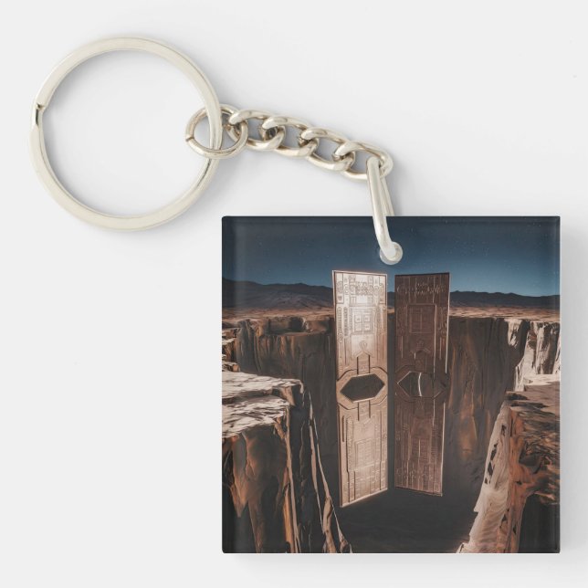 Porte-clefs Porte mystérieuse (Devant)