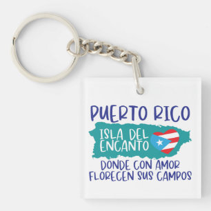 Porte-clefs Porto Rico Île du Charme