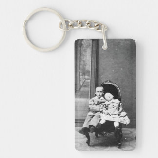 Porte-clefs Portrait antique hantant de frères et sœurs 