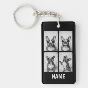 Porte-clefs Portrait Bulldog français personnalisé