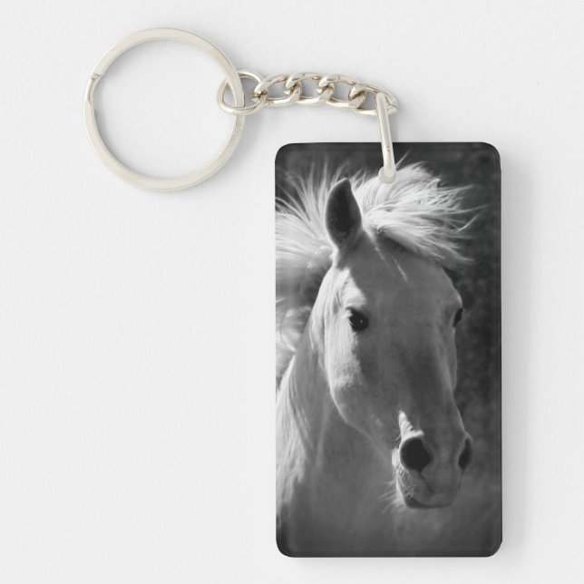 Porte-clefs Portrait de cheval V (Devant)