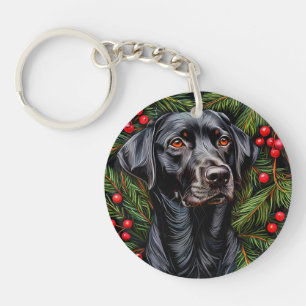 Porte-clefs Portrait de chien mignon