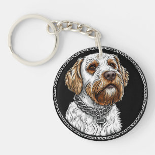 Porte-clefs Portrait de chien mignon