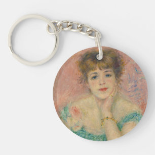 Porte-clefs Portrait de l'actrice Jeanne Samary, Auguste Renoi