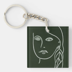 Porte-clefs Portrait de malachite