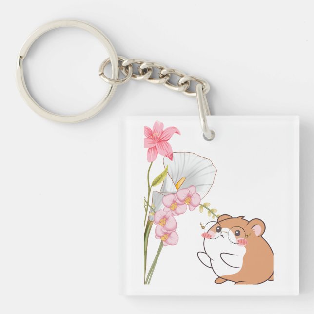 Porte-clefs Portrait de Manhwa Chic (Devant)
