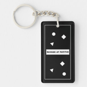 Porte-clefs Portrait de motivation positive