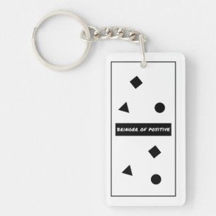 Porte-clefs Portrait de motivation positive