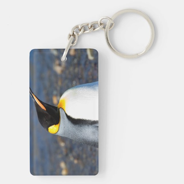 Porte-clefs Portrait de pingouin (Dos)