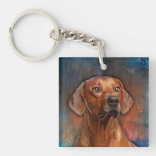 Porte-clefs Portrait de Rhodesian Ridgeback