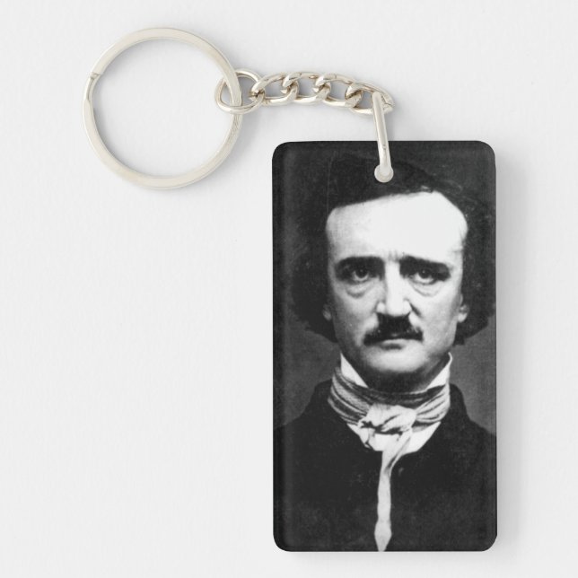 Porte-clefs Portrait d'Edgar Allan Poe (Devant)