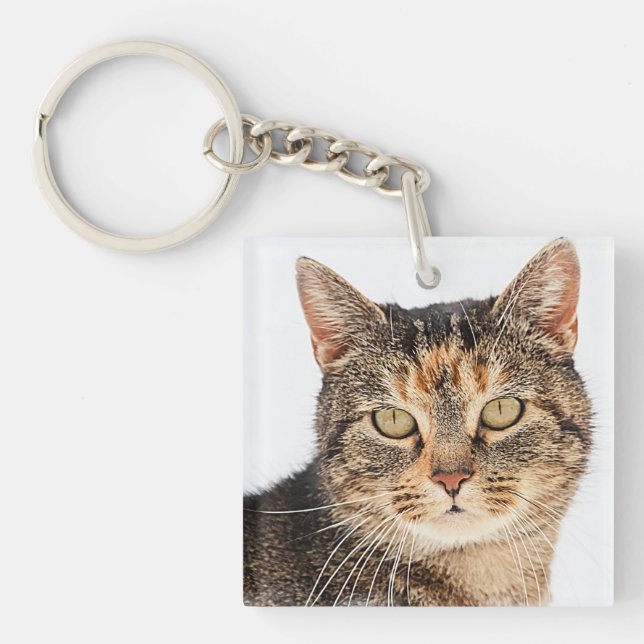Porte-clefs Portrait d'un chat (Devant)