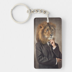 Porte-clefs Portrait d'un lion