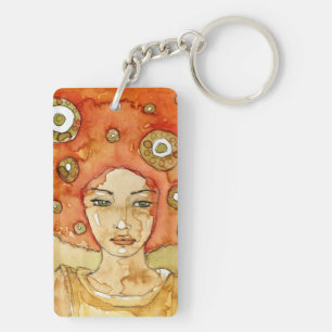 Porte-clefs Portrait d'une belle fille