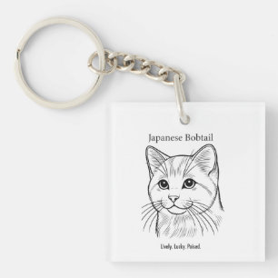 Porte-clefs Portrait japonais Bobtail