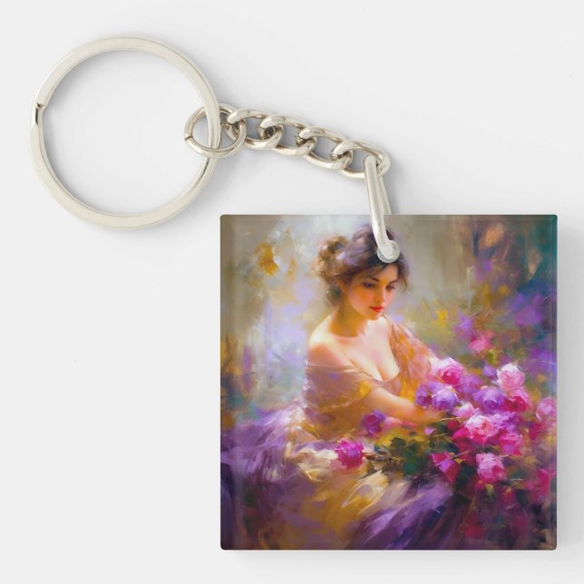 Porte-clefs Portrait sensuel (Devant)