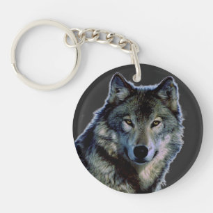 Porte-clefs Portrait Wolf