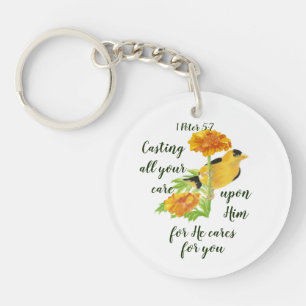 Porte-clefs Poser toute votre attention sur Lui 1 Pierre 5:7 C