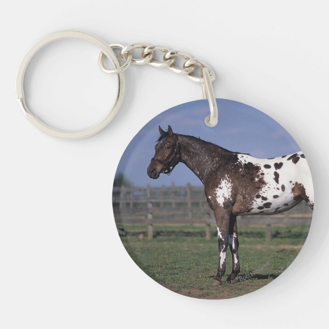 Porte-clefs Position de cheval d'Appaloosa (Devant)