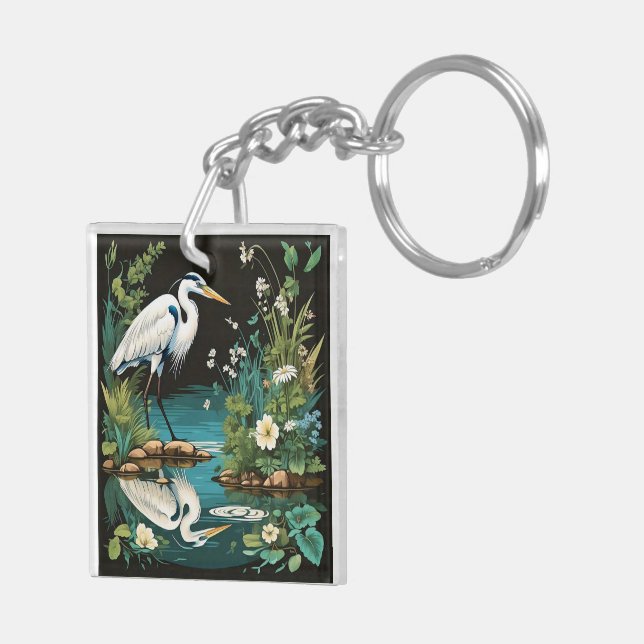 Porte-clefs "position de sérénité" (Dos droit)