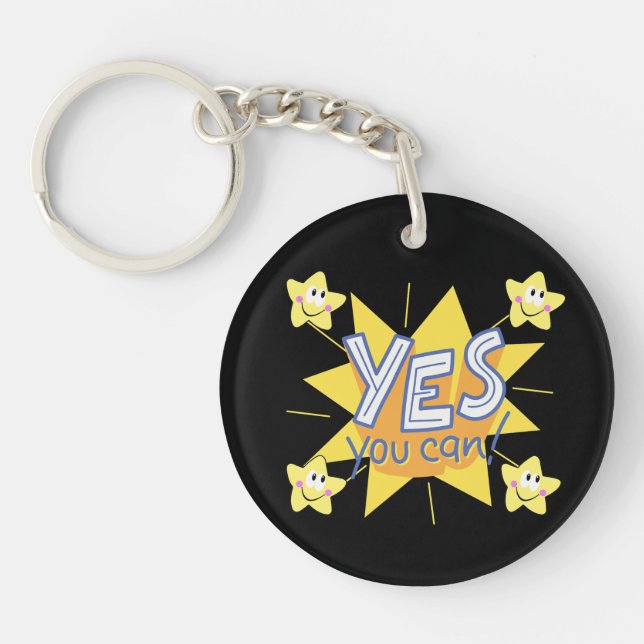 Porte-clefs Positive Vibes Only (Devant)