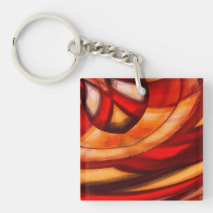 Porte-clefs Poster Abstrait Fractal Circles Imprimer