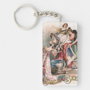 Porte-clefs Poster de la publicité vintage de la bière
