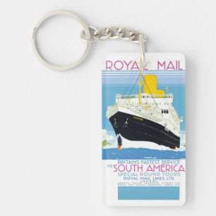 Porte-clefs POSTER DE VOYAGE ROYAL vintage