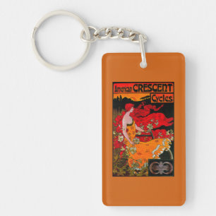 Porte-clefs PosterEurope vintage en croissant américain