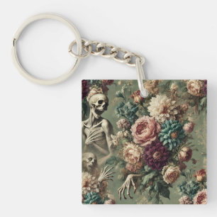Porte-clefs Posthumous Heartache - Gothique Floral Design