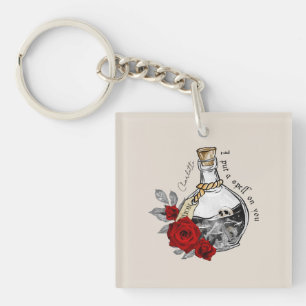 Porte-clefs Potion d'amour sorcière gothique