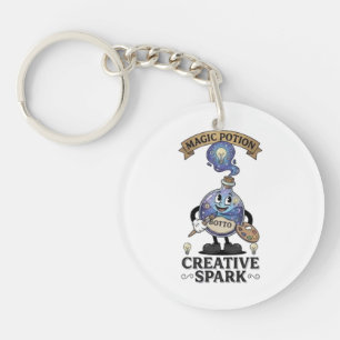 Porte-clefs Potion Magique Creative Spark Mascotte d'Artiste R