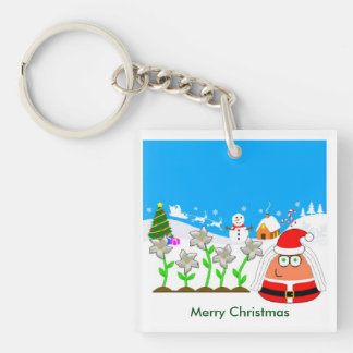 Porte-clefs Pou_Christmas