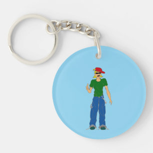 Porte-clefs pouce haut