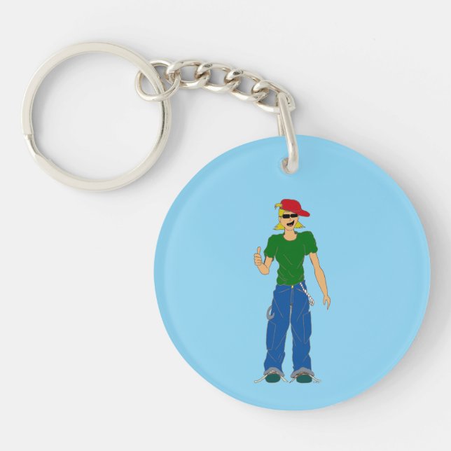 Porte-clefs pouce haut (Devant)