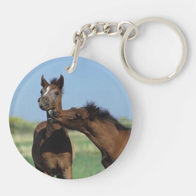 Porte-clefs Poulains jouant 2 (Dos)