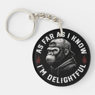 Porte-clefs Pour autant que je sache, je suis un délicieux sin