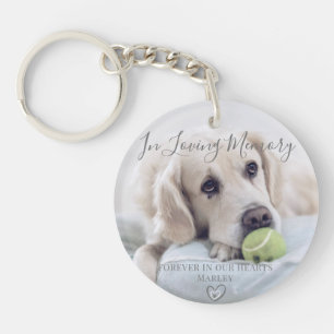 Porte-clefs Pour Toujours Dans Notre Coeur Photo Animaux