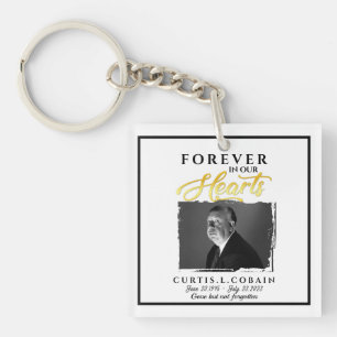 Porte-clefs Pour toujours dans notre mémorial du coeur