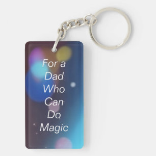 Porte-clefs Pour un papa qui peut faire la magie