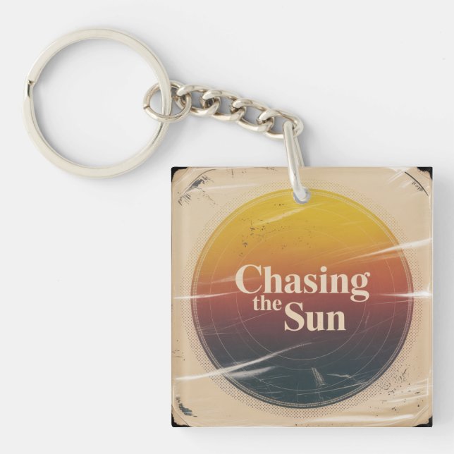 Porte-clefs Poursuivre Le Soleil (Devant)