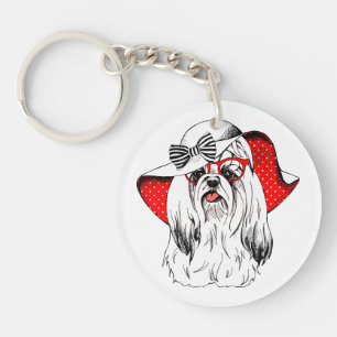 Porte-clefs Pousse de mode de Yorkie
